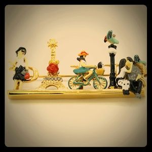 Enamel colored glaze cartoon lovers pinpersonalizd